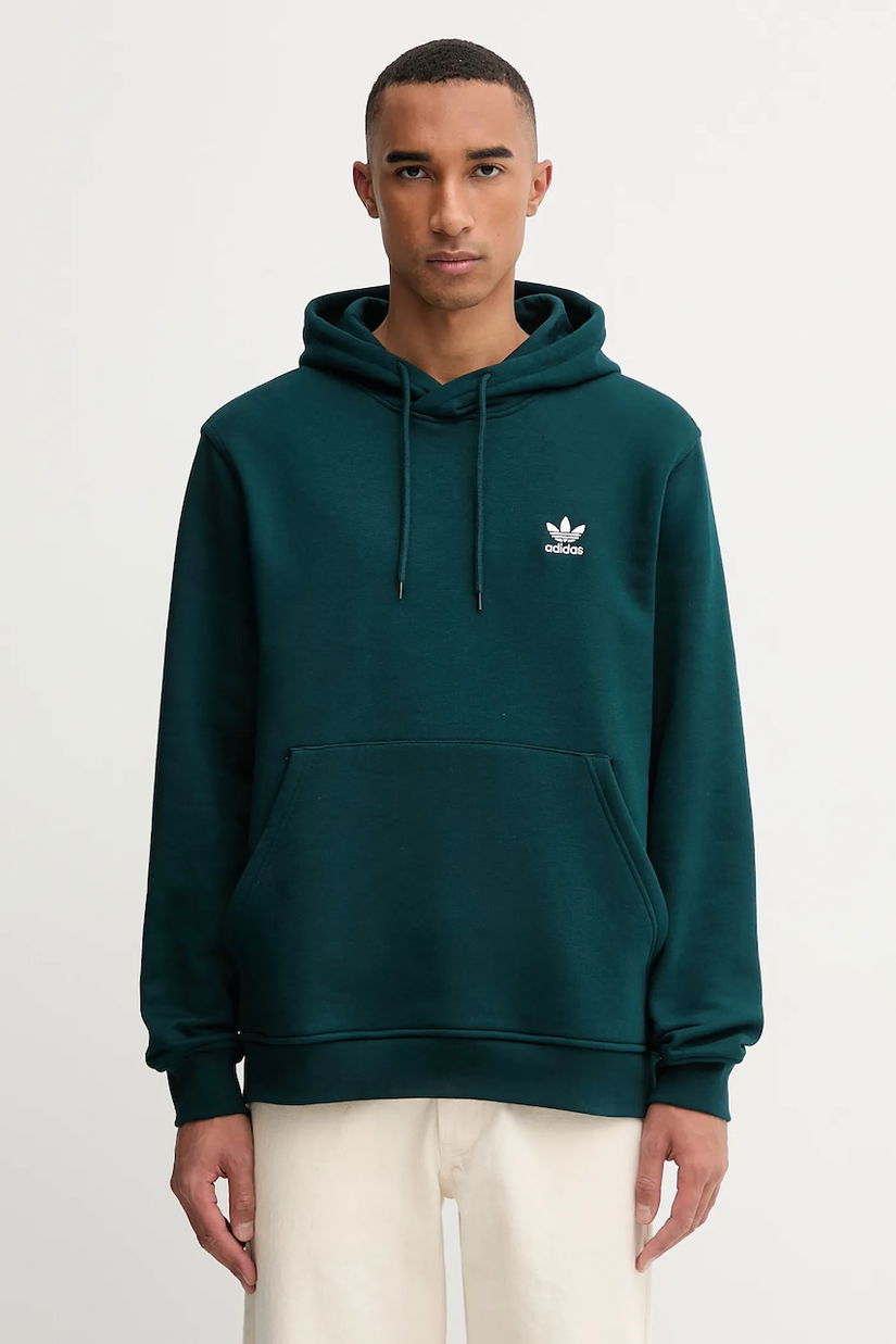 adidas Originals bluză Trefoil Essentials cu glugă, cu imprimeu, JZ3589