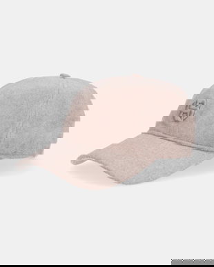 BOSS șapcă de baseball din amestec de lână culoarea bej, 50550607