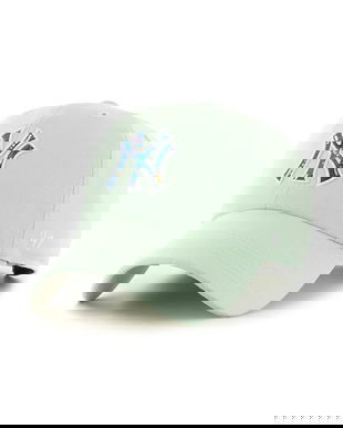 47 brand șapcă MLB New York Yankees culoarea verde, B-DNSCU17CNS-B0