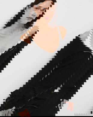 Medicine cardigan culoarea negru