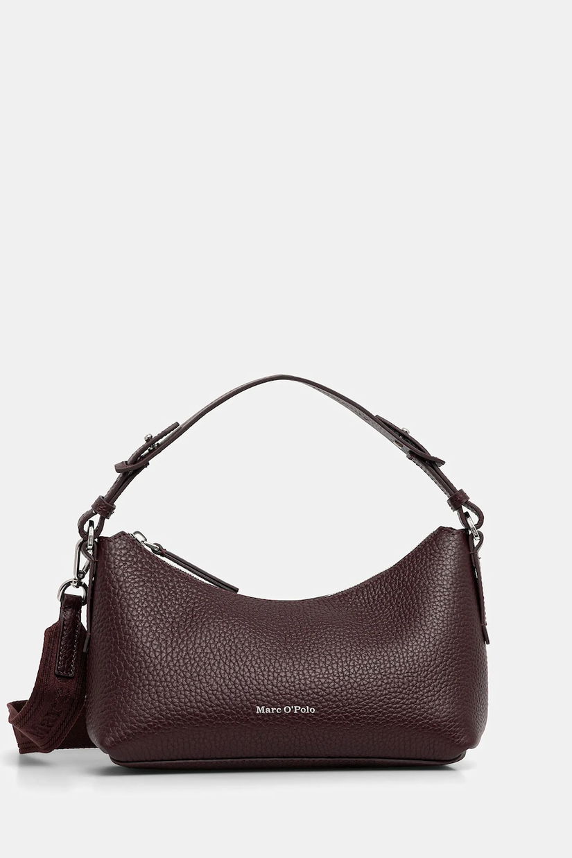 Marc O'Polo poșetă de piele culoarea bordo, 50819650801109