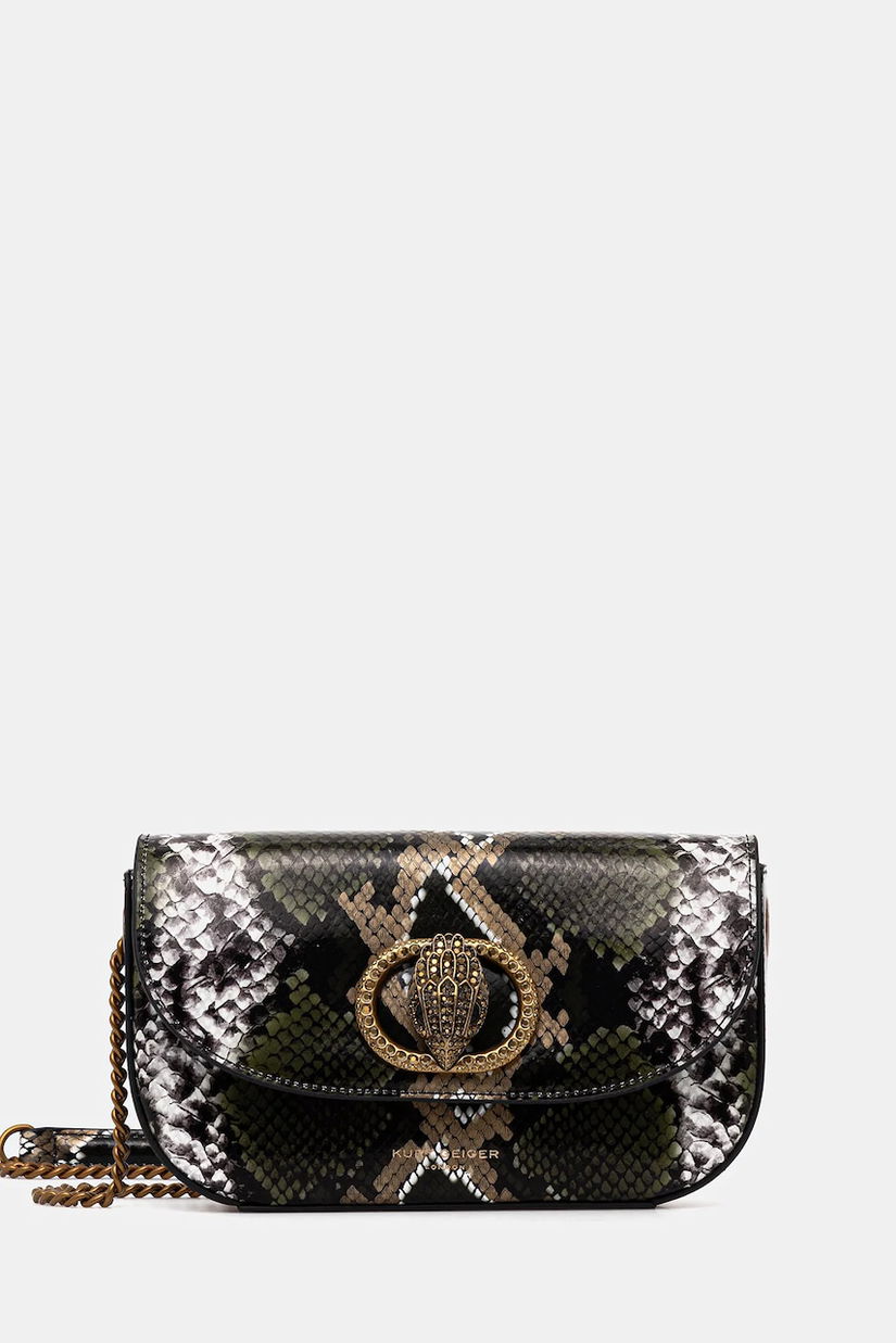 Kurt Geiger London poșetă de piele CHELSEA culoarea verde, 3591579719