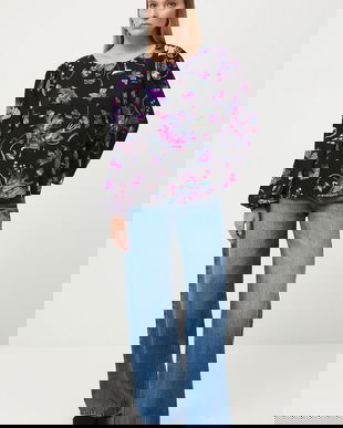 Medicine bluza culoarea negru, modelator