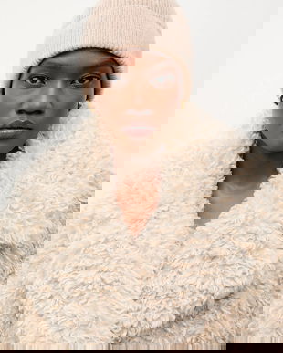 Answear.LAB caciula de lana culoarea bej