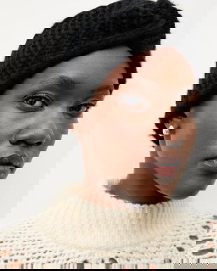 Answear.LAB bentiță de lână culoarea negru