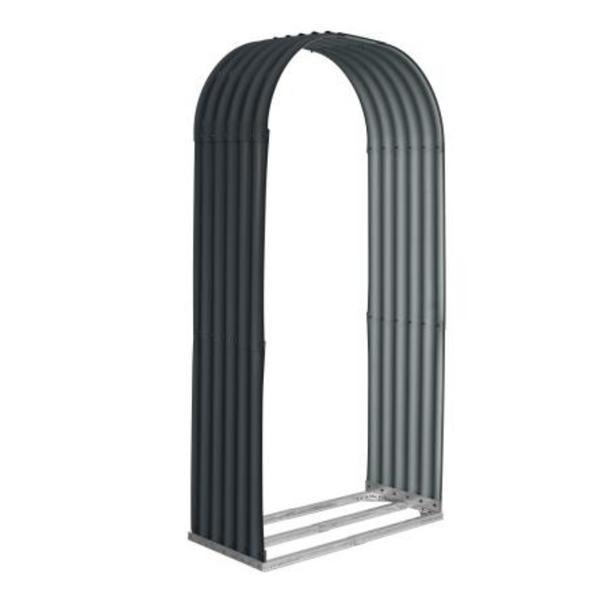Magazie depozitare lemne WST1 - 0,8m&sup3; - 103 x 40 x 200 cm antracit