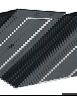 Magazie de gradina depozitare XL PS68 - 4m&sup3; - 174 x 238 x 196 cm antracit