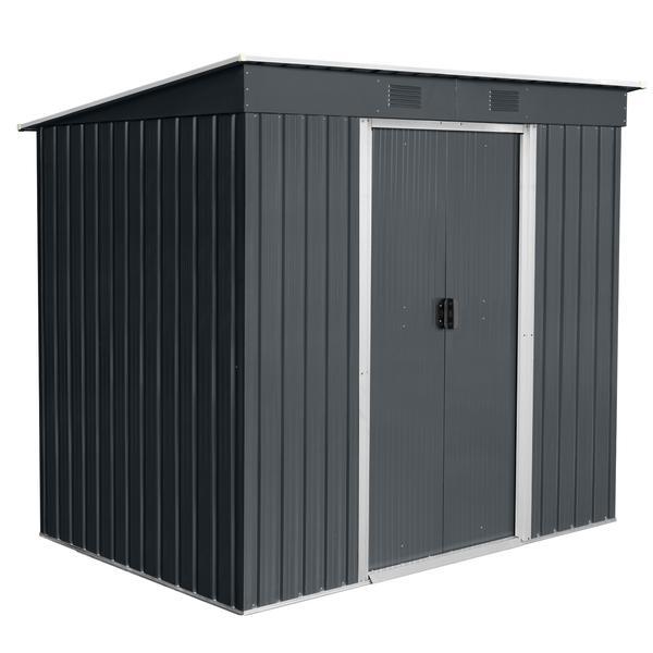 Magazie de gradina depozitare XL PS68 - 4m&sup3; - 174 x 238 x 196 cm antracit
