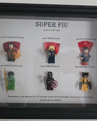 Tablou Personalizat Fiu 6 SuperEroi Box