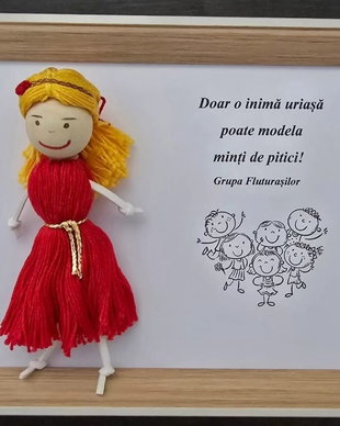 Tablou Personalizat Educatoare 1 Păpușă