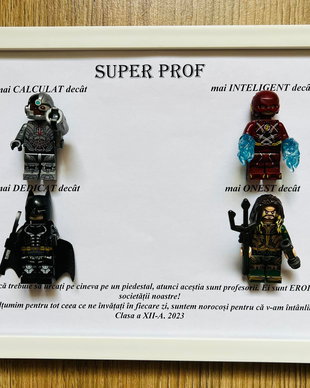 Tablou Personalizat Profesor 4 SuperEroi