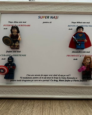 Tablou Personalizat Nasi 4 SuperEroi