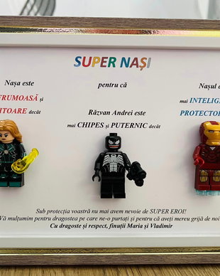 Tablou Personalizat Nasi 3 SuperEroi