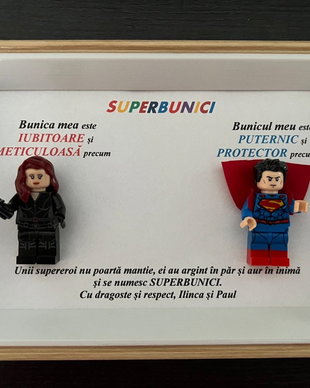 Tablou Personalizat Bunici 2 SuperEroi