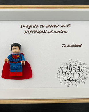Tablou Personalizat Tata 1 SuperErou