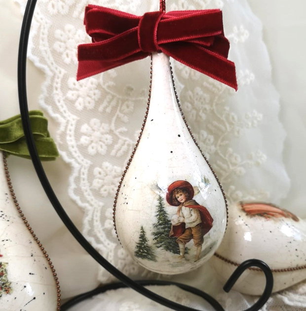 Poveste de iarna - decoratiune pentru bradul de Craciun