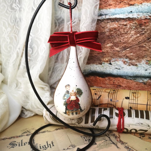 Poveste de iarna - decoratiune pentru bradul de Craciun