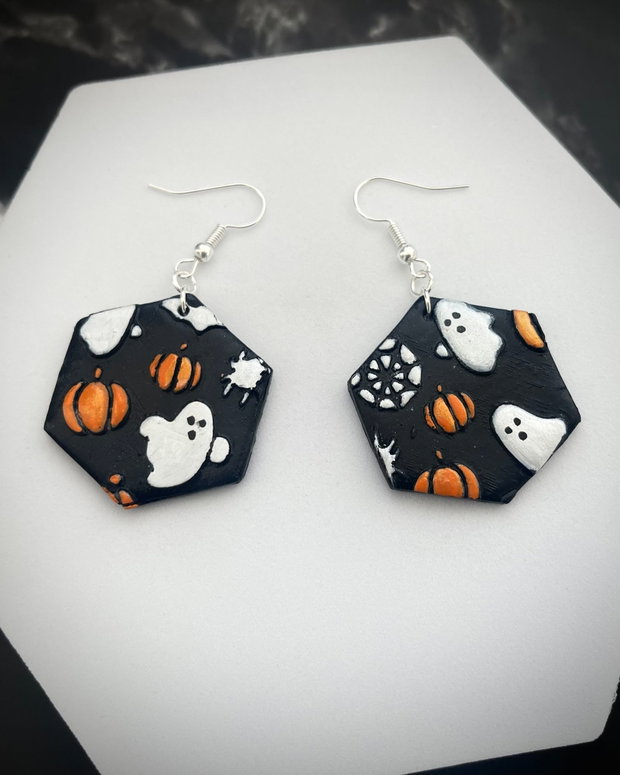 Cercei din lut polimeric SPOOKY CHARM #C0304