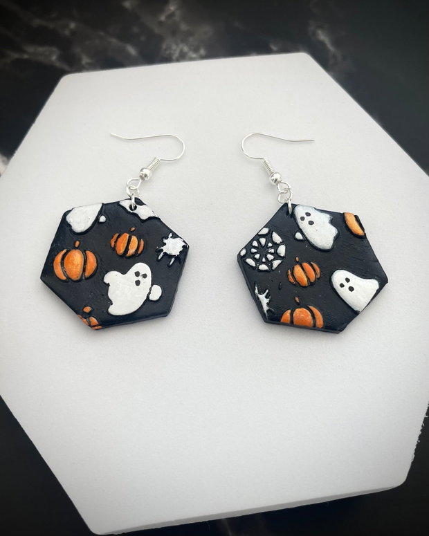 Cercei din lut polimeric SPOOKY CHARM #C0304