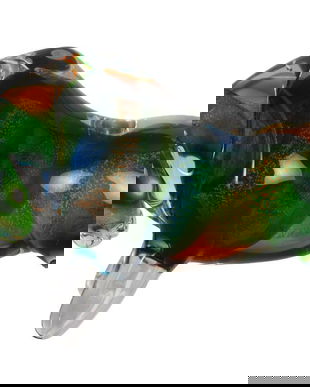 Taur-figurina decorativa din sticla Murano