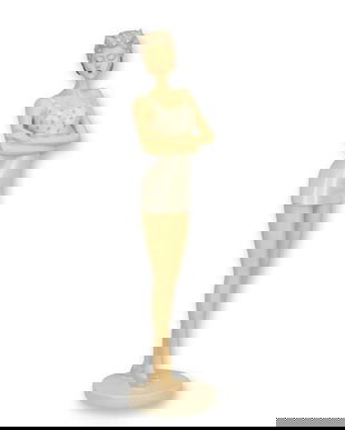 Fata pe plaja-figurina decorativa din rasini