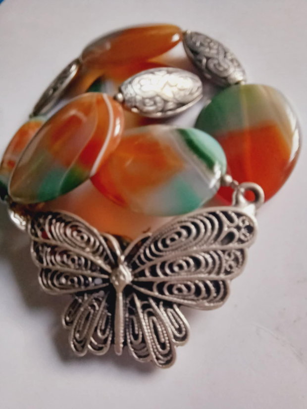 Agate - Butterfly in Autumn