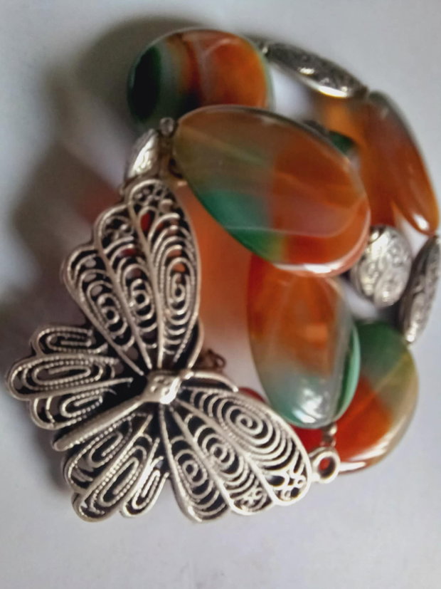 Agate - Butterfly in Autumn