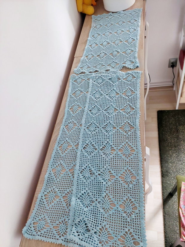 Decoratiune ,mileu crosetat bumbac