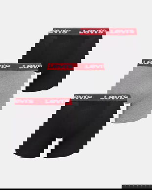 Levi's boxeri 3-pack culoarea roșu, 37149-1203