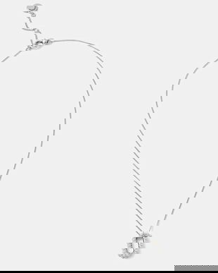 AllSaints colier 37420907SLV041