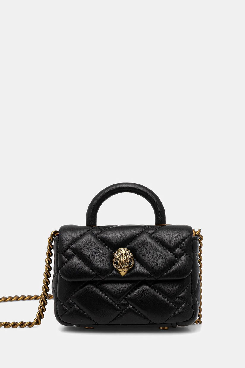 Kurt Geiger London poșetă HANDLE MICRO KENSINGTON culoarea negru, 4369800109