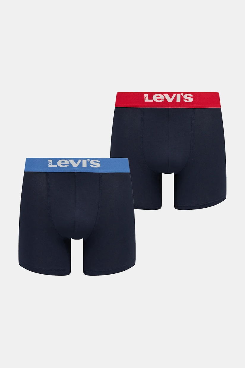 Levi's boxeri 2-pack culoarea bleumarin, 37157-1310