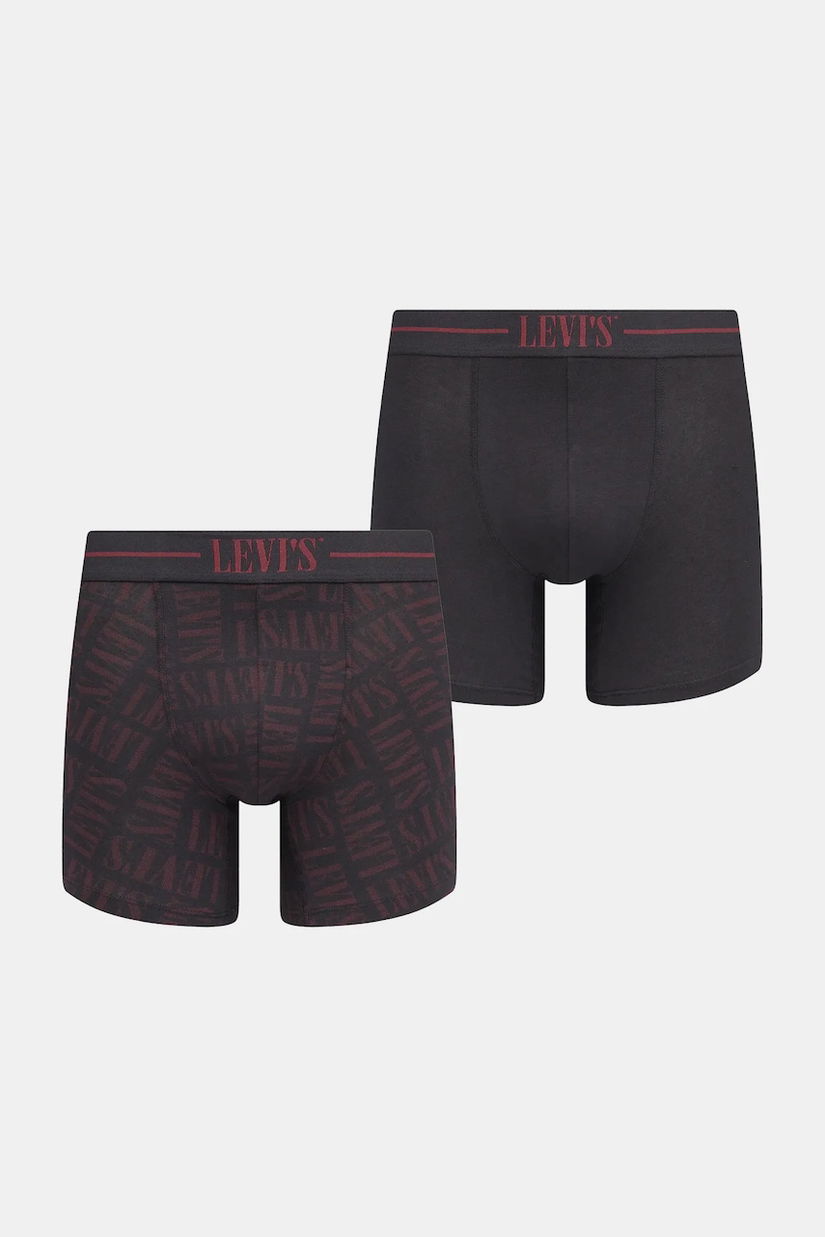 Levi's boxeri 2-pack culoarea negru, 37149-1169