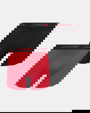 Levi's boxeri 2-pack culoarea roșu, 37149-1197