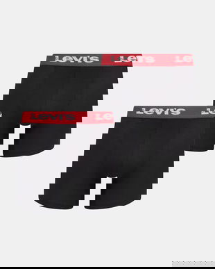 Levi's boxeri 2-pack culoarea negru, 37149-1196