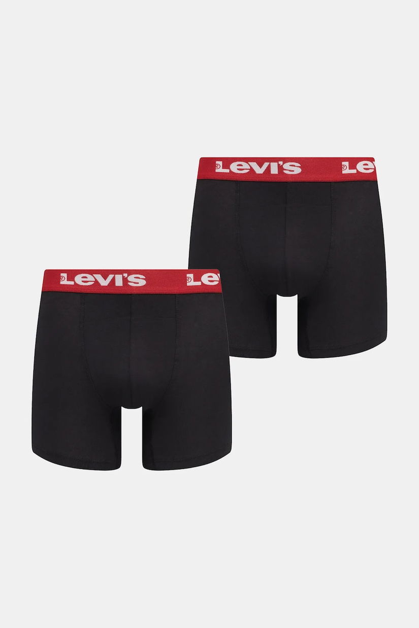 Levi's boxeri 2-pack culoarea negru, 37149-1196