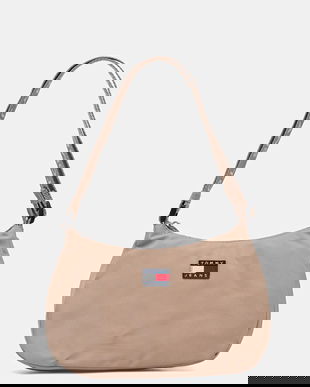 Tommy Jeans poșetă culoarea bej, AW0AW17888