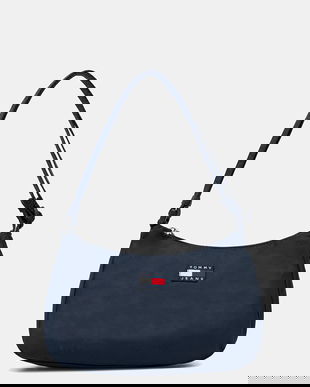 Tommy Jeans poșetă culoarea bleumarin, AW0AW17888