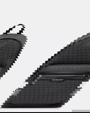 Michael Kors rucsac culoarea gri, mare, cu imprimeu, 33S5SMMB2C