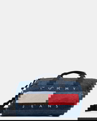 Tommy Jeans geantă culoarea bleumarin, AW0AW18214