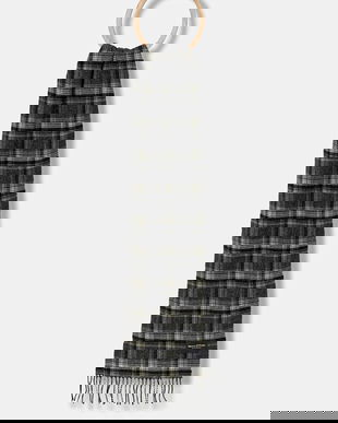 Marc O'Polo eșarfă de lână culoarea gri, cu imprimeu, 529805102006