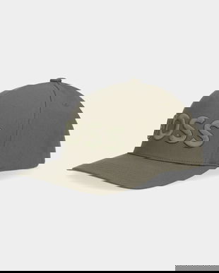 BOSS șapcă de baseball din bumbac culoarea negru, cu imprimeu, 50536482