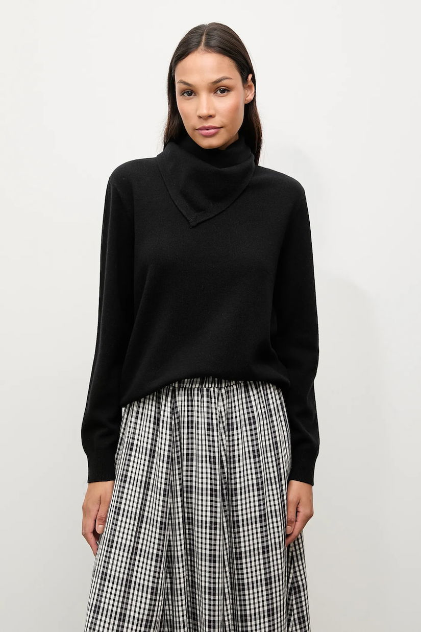 Answear.LAB pulover de lana culoarea negru, light