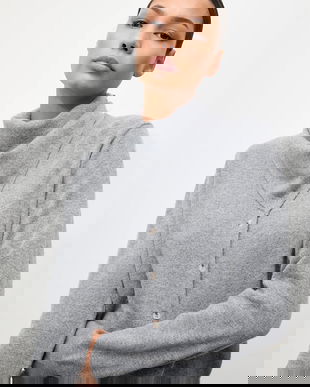 Answear.LAB cardigan din lana culoarea gri, light