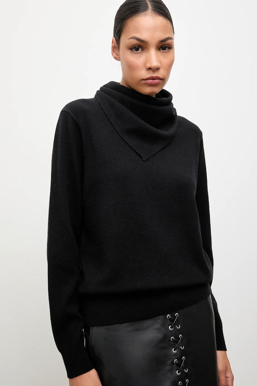 Answear.LAB pulover de lana culoarea negru, light