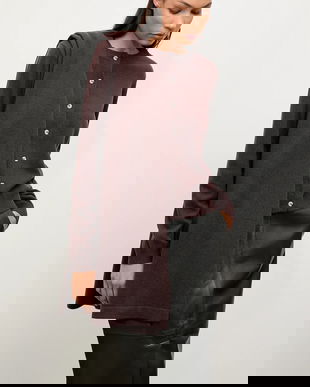 Answear.LAB cardigan din lana culoarea maro, light