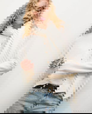 Answear.LAB cardigan din lana culoarea bej, light