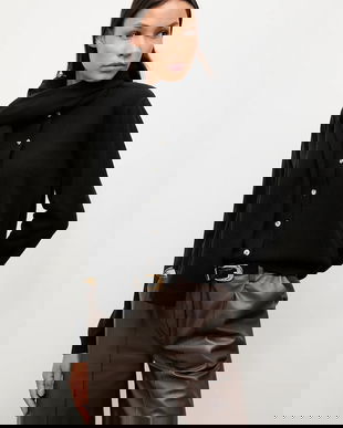 Answear.LAB cardigan din lana culoarea negru, light