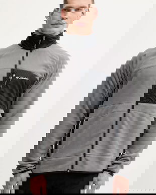 Columbia bluză Fast Trek culoarea gri, uni, 2135691