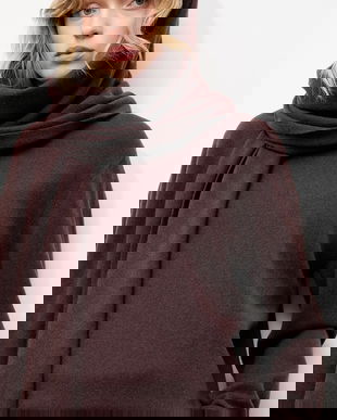 Answear.LAB pulover de lana culoarea maro, light